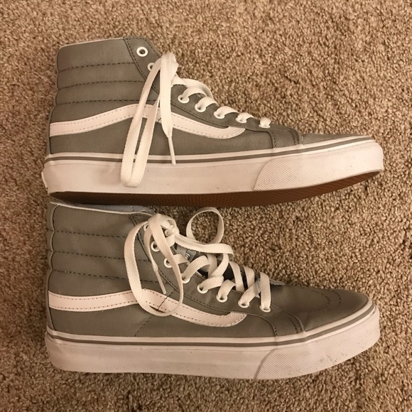 Grey Women’s High Top Vans - Picture 3 of 8